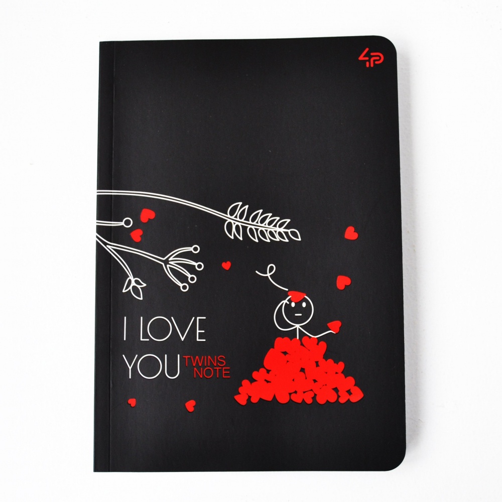 Блокнот TM Profiplan "Twins series" love you, А5