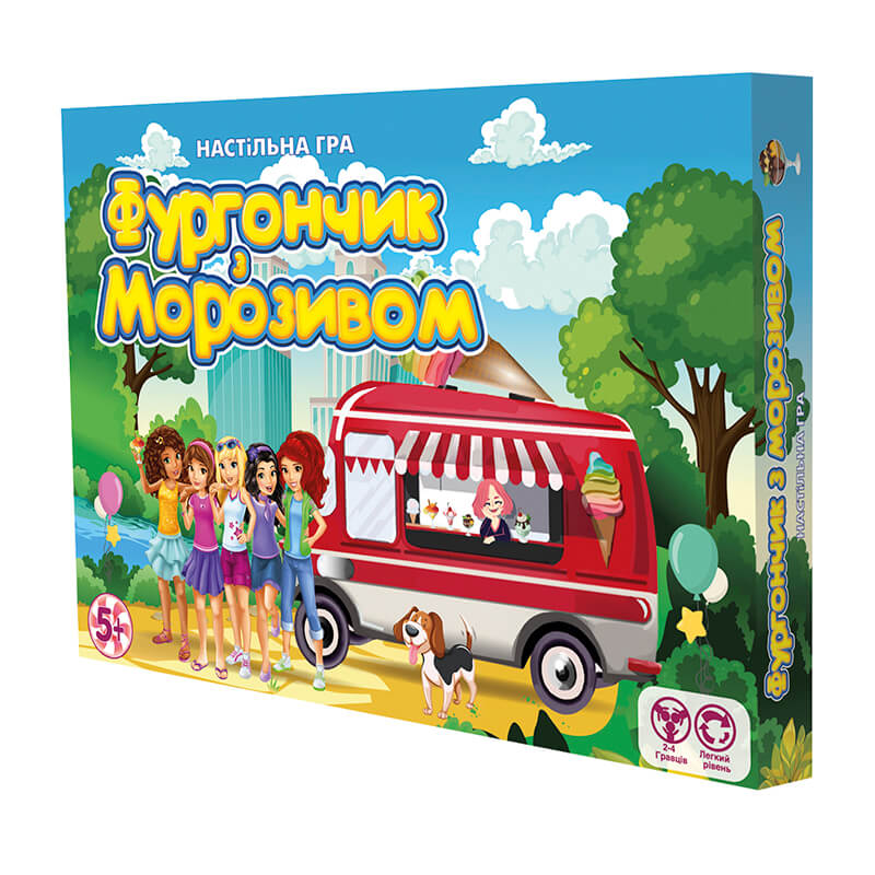 Гра 30216 (укр) "Фургончик з морозивом", в кор-ці 42-30-4,5см
