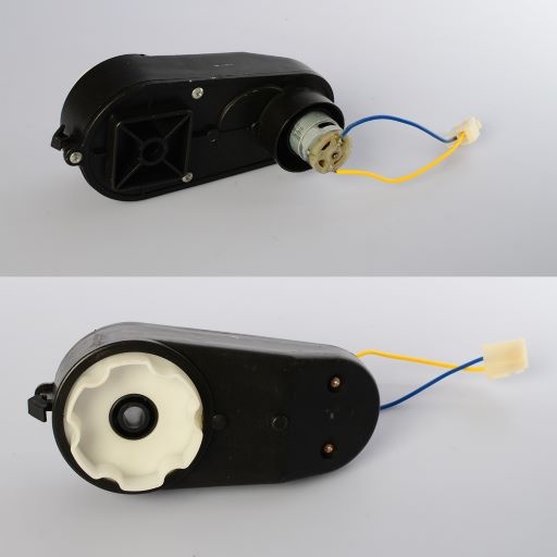 Редуктор в зборі з мотором M 4137-GEAR BOX до квадроцикла M 4137, 6V, RPM14000, довж.17см.