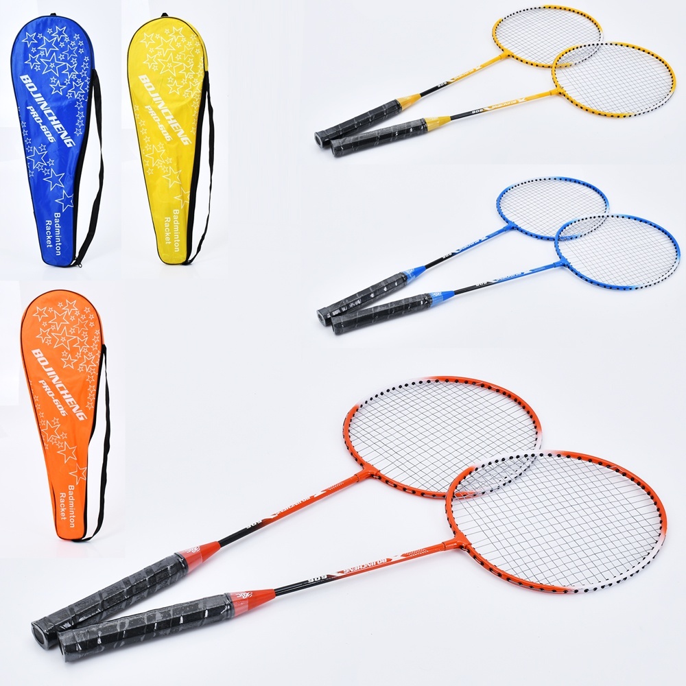 Бадмінтон MS 4395 ракетка 2 шт., мет., чохол, 22-69-3 см.