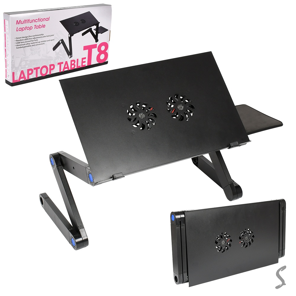 Столик-підставка для ноутбука 49*28см USB-панель R32251