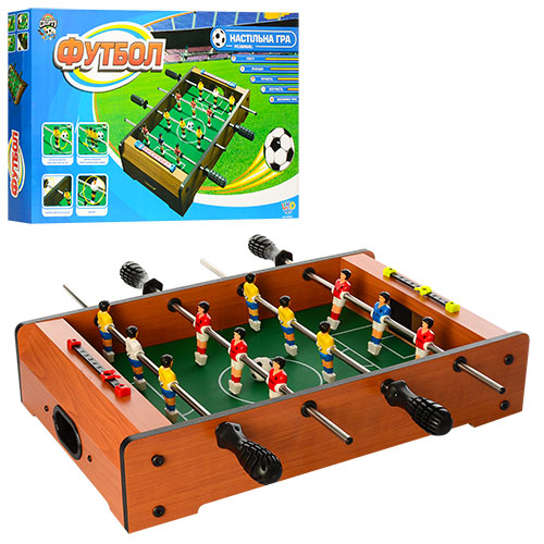 Футбол  HG 235AN дерев., на штангах, ігр.поле 49-31 см., м'яч 2 шт., кор., 53-30.5-6 см.