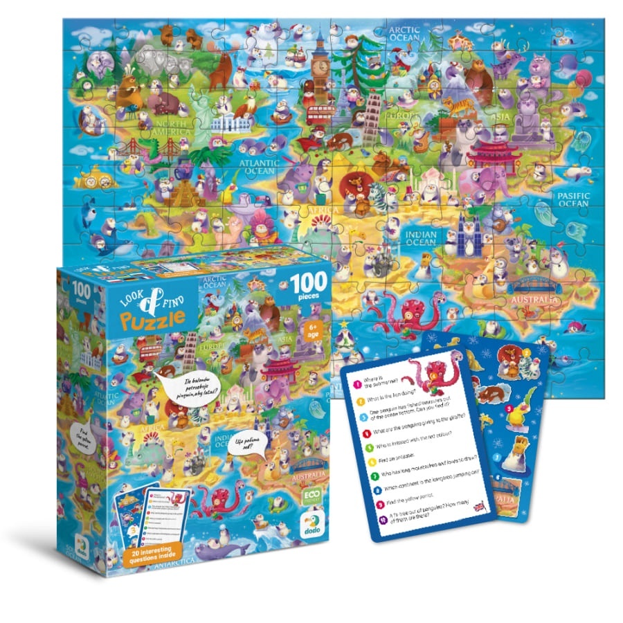 Вімельпазл Світ пінгвінів, 100 елементів