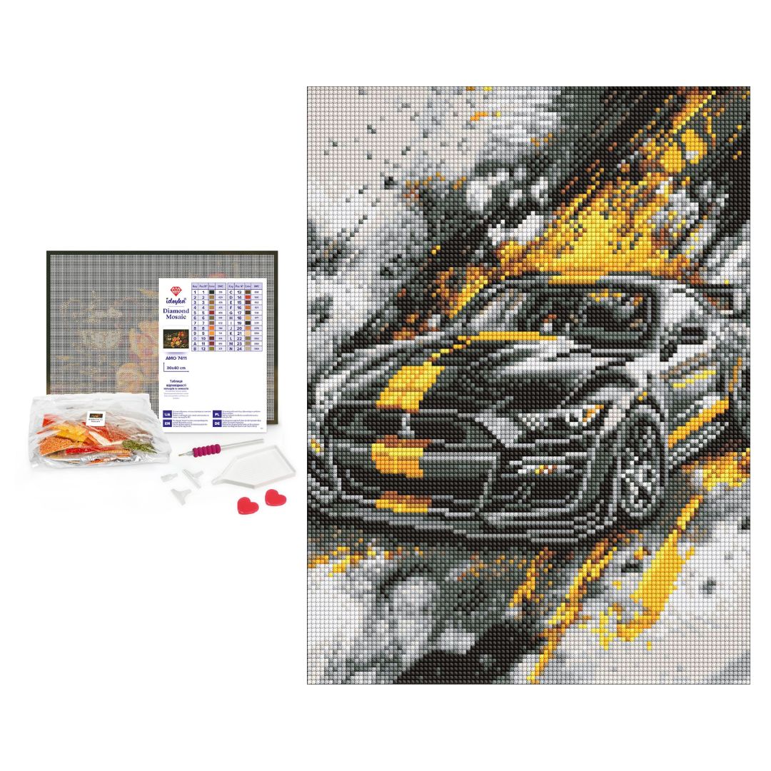 Набір з алмазною мозаїкою "Спортивний стиль" 30х40см