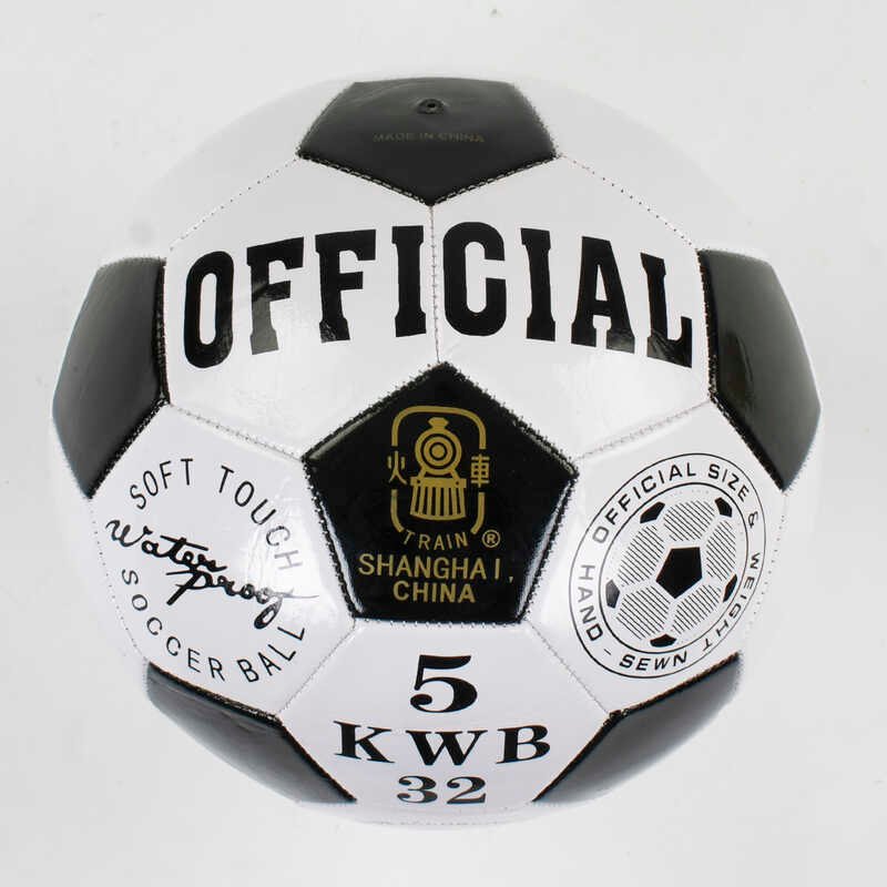 Фотография 1 товарной позиции интернет-магазина детских игрушек www.smarttoys.com.ua М'яч Футбольний С 40089 (100) розмір №5 - 1 вид, матеріал PVC, 280 грамів, гумовий балон