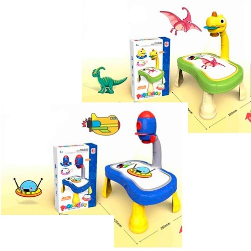 Фотография 1 товарной позиции интернет-магазина детских игрушек www.smarttoys.com.ua Проектор 6634-6635 для малювання, на ніжках, слайди, маркери, 2 види, світло,бат.,кор.,34,5-21,5-9см