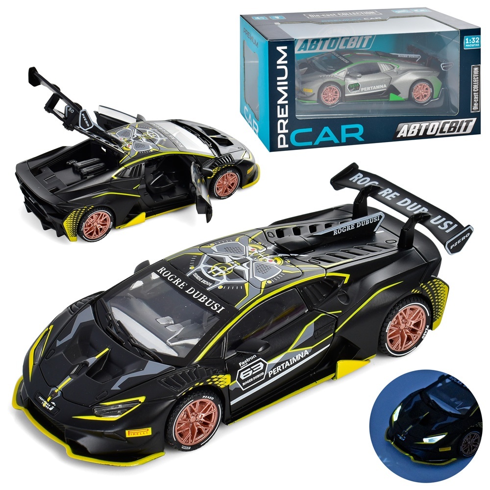 Машина AP-1712 АвтоСвіт, 1:32, мет., інерц., 2 кольори, муз., світло, бат.-таб., кор., 21-10,5-10 см