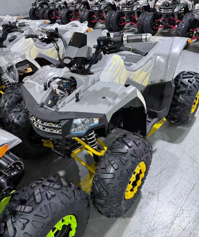 Квадроцикл HB-FC1450-11-6 мотор 1450W безщ, 5акум 12V/20AH,світло, до 50км/ч,до 82кг,сіро-жовт.