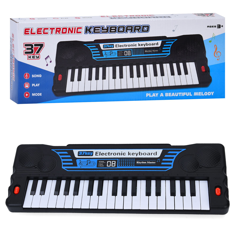 Синтезатор R744 37 клавіш, муз., 2 режими, бат./Type-C вхід, кор., 36-13,5-5 см.