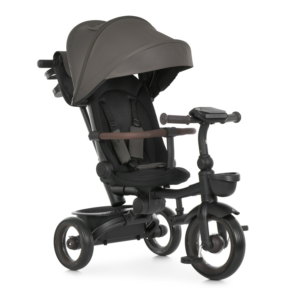 Велосипед MT 1038-1 Chocolate Fondant 3 колеса EVA, поворотн, складн, батьк. ручка, багажник,шоколад