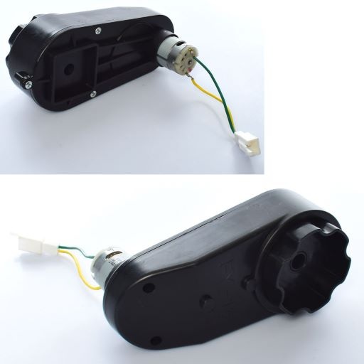 Рульовий редуктор M 4563-ST GEAR для електромобіля M 4563, отвір для осі10мм., 12V,RPM6600,довж.17см