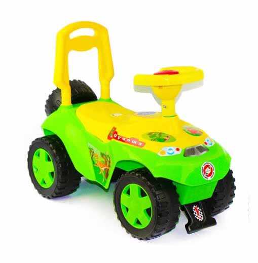 Фотография 1 товарной позиции интернет-магазина детских игрушек www.smarttoys.com.ua гр Каталка Оріоша 198 (1) колір зелений 