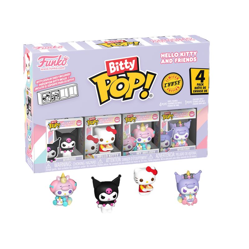 Набір ігрових фігурок BITTY POP! серії "Sanrio" - КУРОМІ (4 фігурки в ас.)