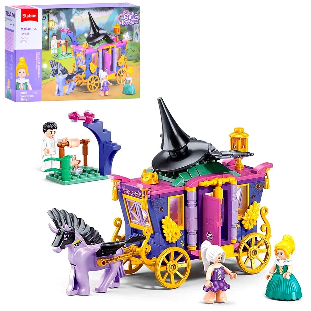 Конструктор SLUBAN M38-B1056 "Girls Dream": Карета, 287 дет.