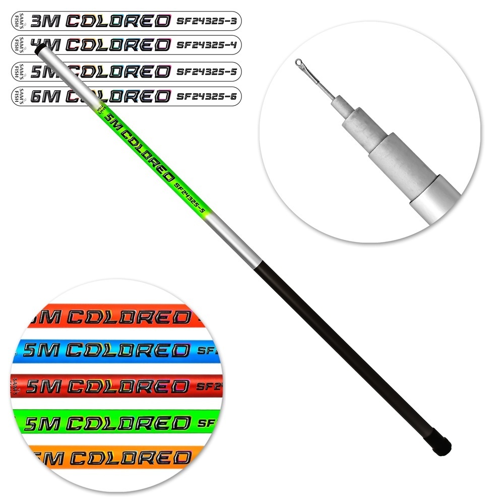 Вудка безкільцева "Colored" 5м (склад.1.15м), SF24325-5