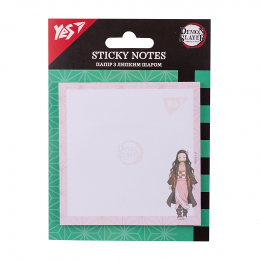 Папір з липким шаром Yes фігурний "Demon Slayer" 40 аркушів
