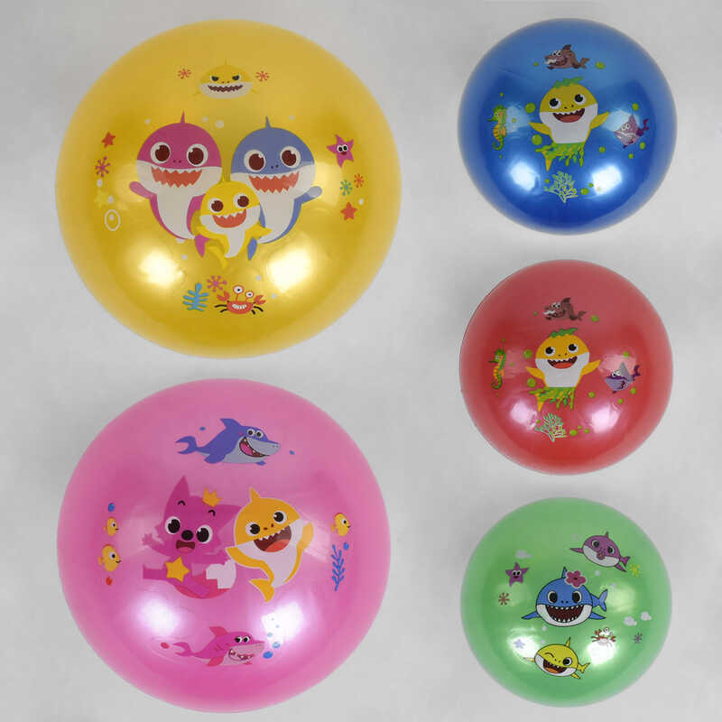 Фотография 1 товарной позиции интернет-магазина детских игрушек www.smarttoys.com.ua М'яч гумовий С 43307 (500) 5 кольорів, вага 60 грамів, діаметр 18 см, перламутровий