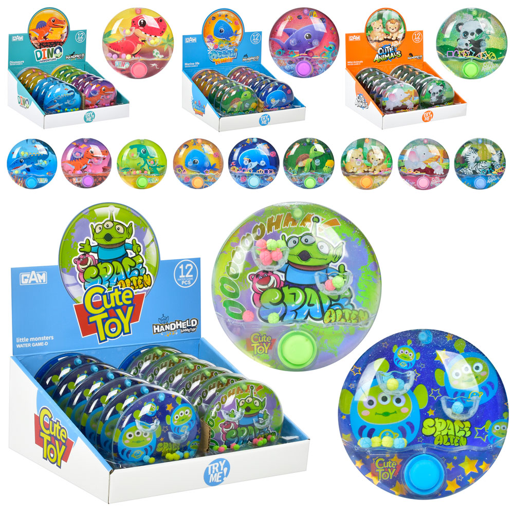 Гра водяна 2586D-B-I-K-L12 4 види, 12 шт. (4 види) в диспл., 24-20-10,5 см.