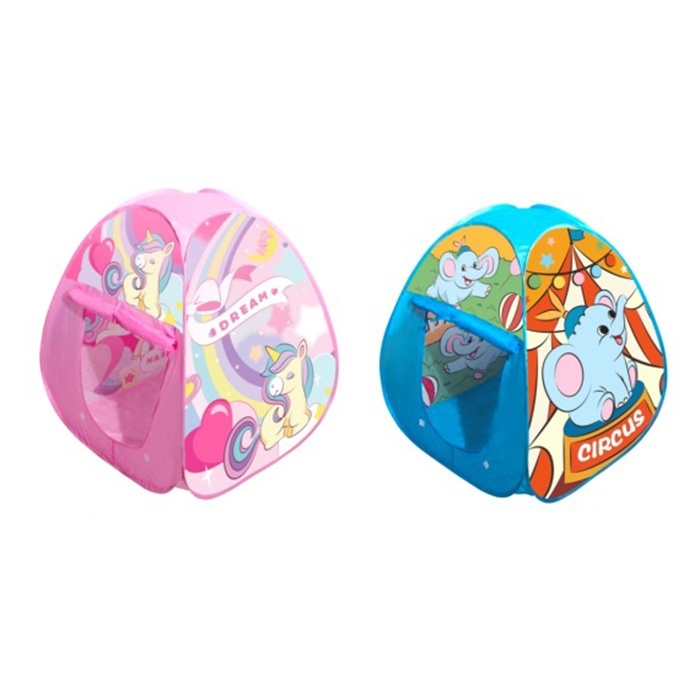 Намет MR 1586піраміда, 74-74-в87см,вхід-нак(липуч,зав'язки)1сторона сітка2 в, у сумці, 31-31-3см