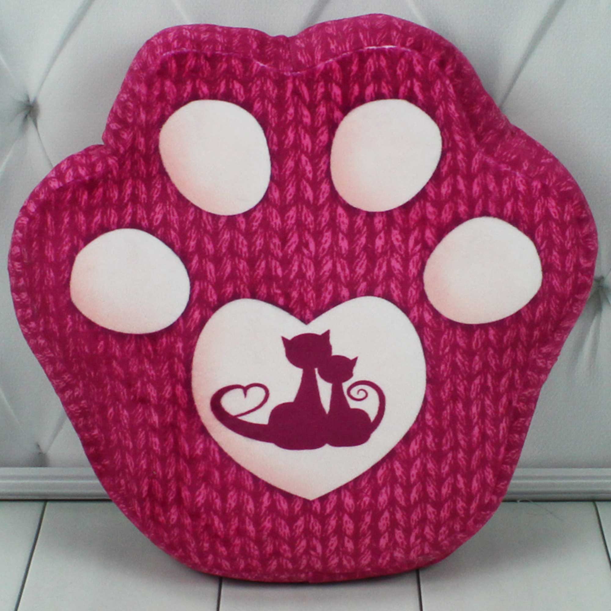 Лапа-антистрес принт (рожевий), Копиця арт.00066-69 (28x31x10)