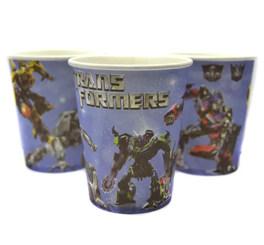 Набір стаканчиків "Трансформери" 10 штук