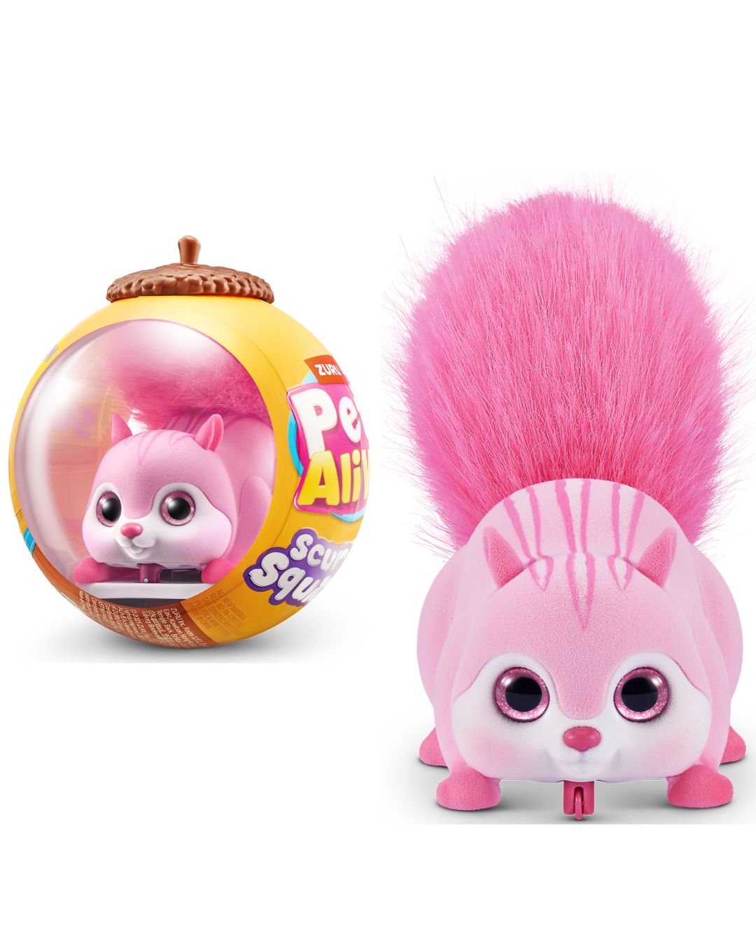 Інтерактивна іграшка PETS ALIVE S1 – БІЛОЧКА (рожевий)