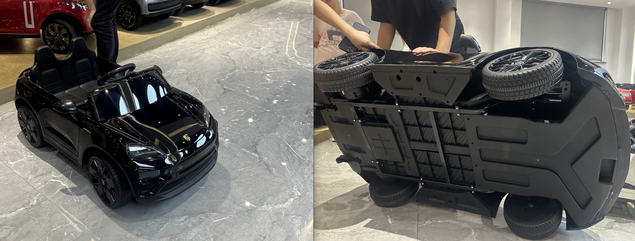 Машина M 6314EBLRS-2 радіо/к2,4G,2мотори35W,1акум12V9AH,EVA,USB,SD,BLUETOOTH,MP3,шкіра, світ.муз.фар