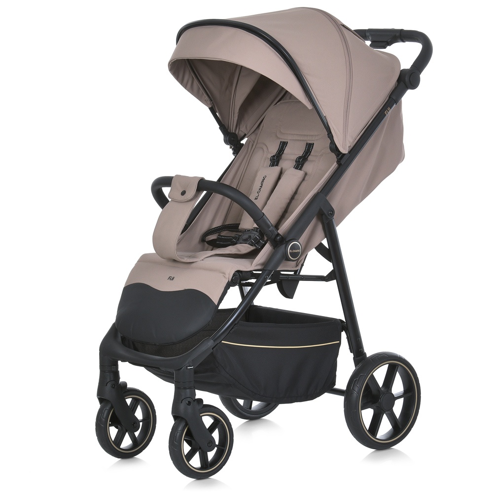 Візок дитячий ME 1113-2 FIJI Beige Matt прогулянковий, регул. ручка, москітна сітка, алюм., бежевий.