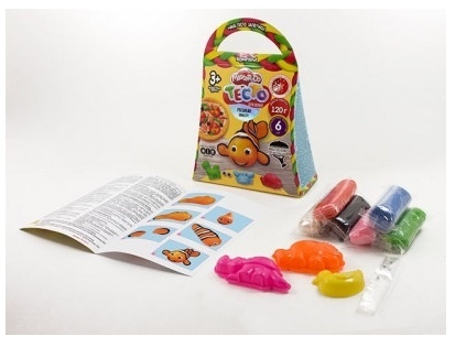 Набір креативної творчості "Тiсто для лiпки "Master Do" комильфо 6 кольорів*20г  