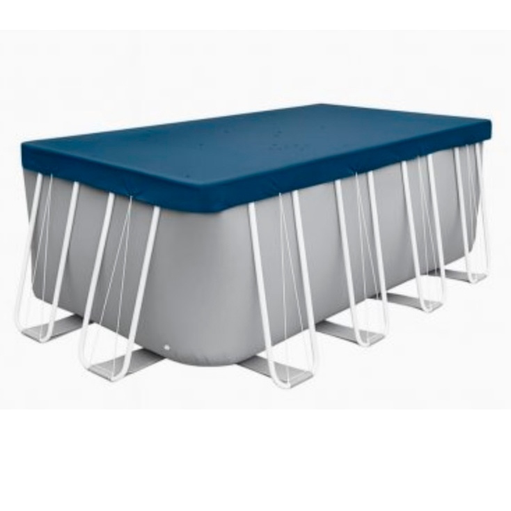 Тент 28087 тент-чохол, для каркасного басейну 732х366см, напуск 20см, факт.розм.772х406см