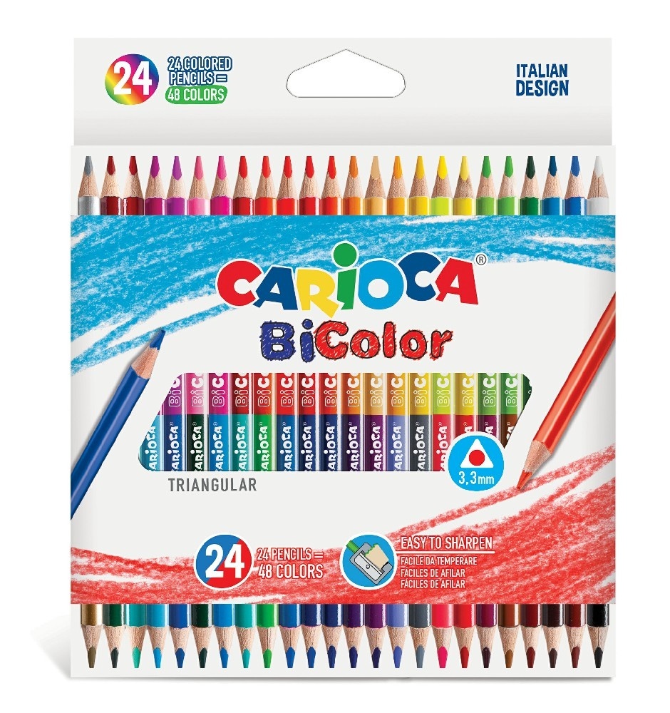 Олівці BI-COLOR двоколірні, 43031, 48 кол.кор.
