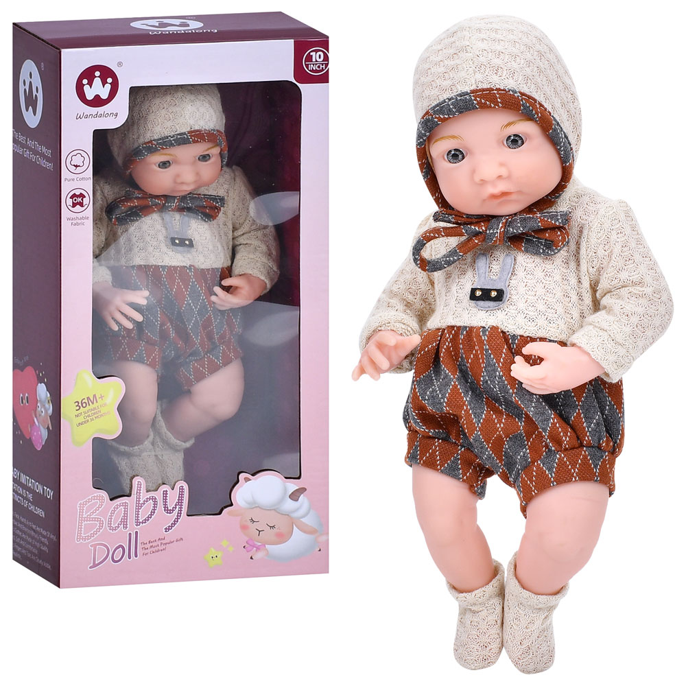 Пупс W10T-12A кор., 15,5-31-9 см.