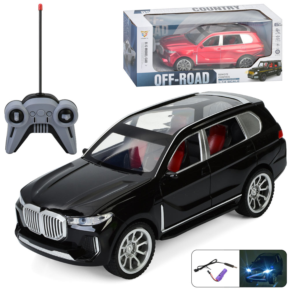 Джип 689S-132A радіо/к,акум,1:14,світло,гумові колеса,USB, 2 кольори,кор.38-16,5-16см