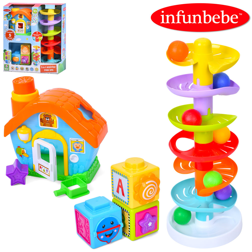 Гра PL1016-PL2041-PL2052 3в1(будиночок,лабіринт,кубики),рух.дет.,кульки7шт.,фігурки5шт.,кор.,40-45,5