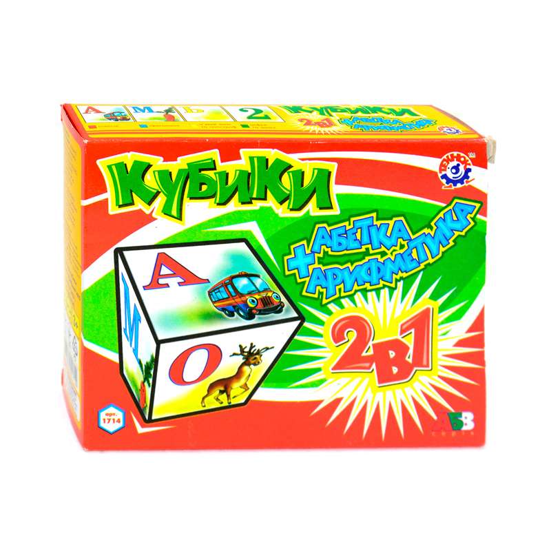 Фотография 1 товарной позиции интернет-магазина детских игрушек www.smarttoys.com.ua гр Кубики 12 шт. 