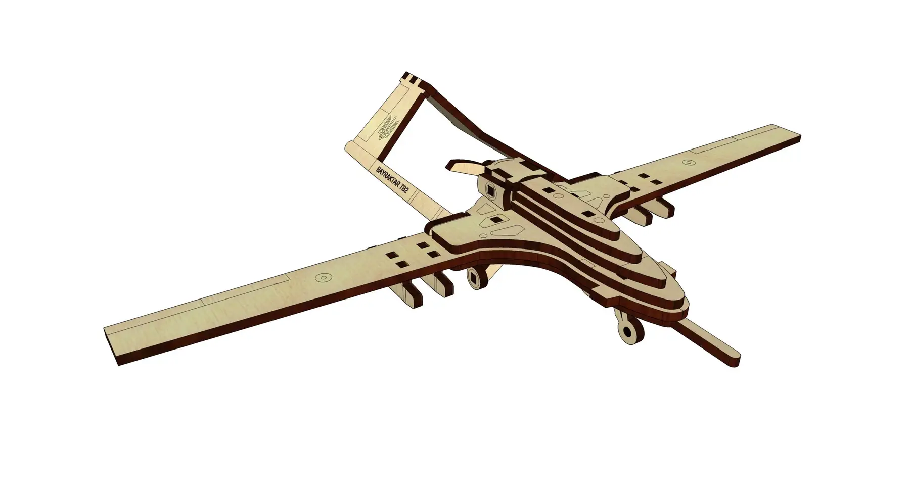 Дерев'яний конструктор "Байрактар"
