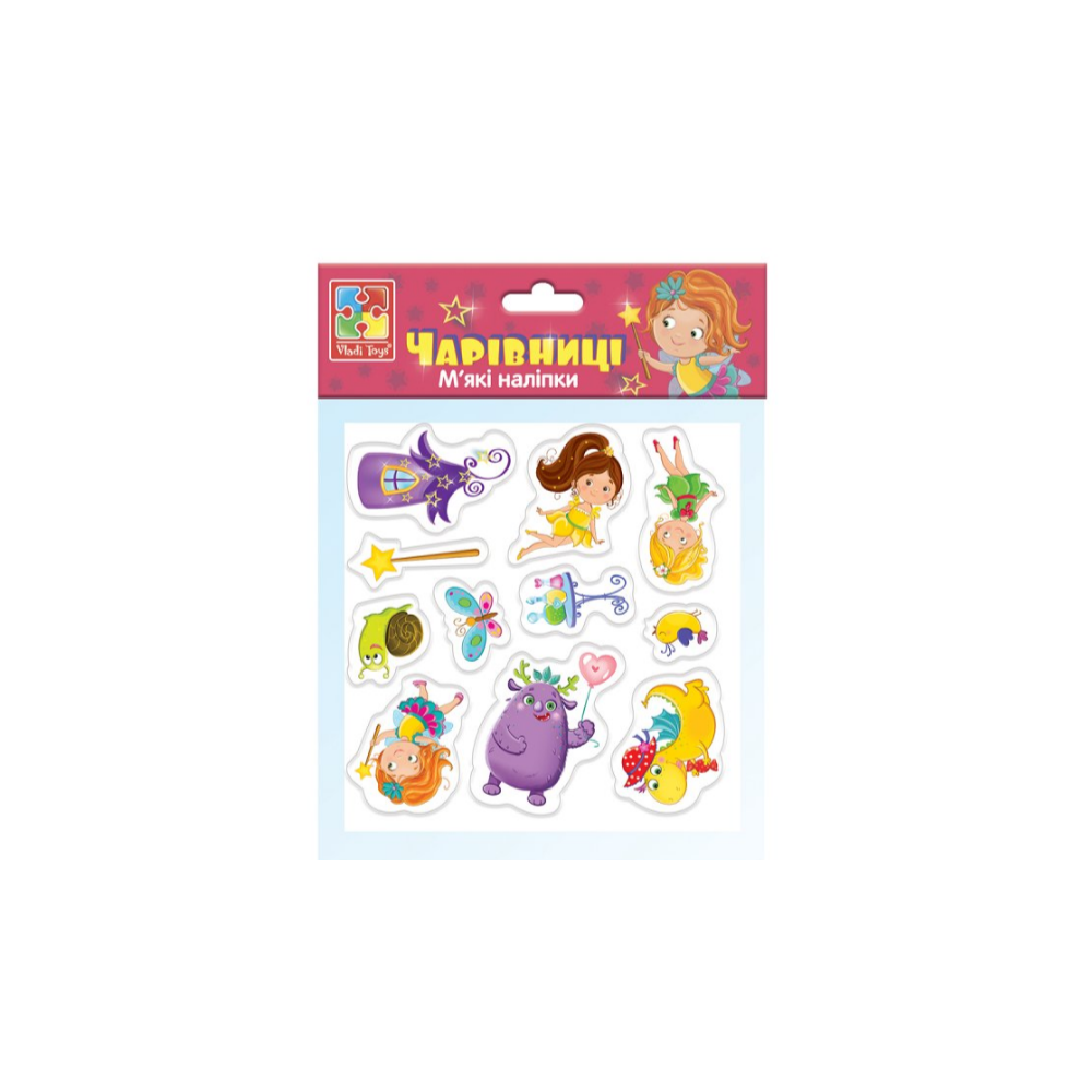 Набір для творчості"М'які наліпки. Чарівниці" VT4210-03