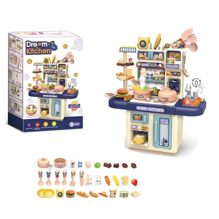 Кухня 36T-7 плита, мийка-ллється вода (механіч.), пара, посуд, продукти,світло,бат.,кор.,25-36,5-9см