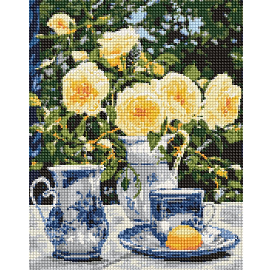 Набір з алмазною мозаїкою "Елегантне чаювання" 40х50см