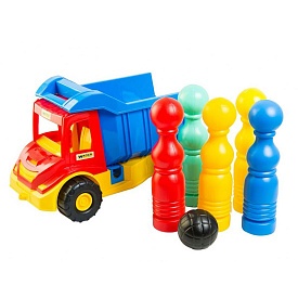 "Multi truck" вантажівка з кеглями - 1 - smarttoys.com.ua