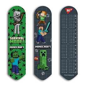 Закладка 2D Yes "Minecraft", чорна - 1 - smarttoys.com.ua