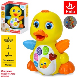 Качка 808 UA Невгамовне Кряченя, 17см, музика-звук(УКР), 2 пісні, 5віршиків, 3 віршовані казки, бат. - 1 - smarttoys.com.ua