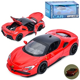 Машина AP-2082 АвтоСвіт,1:32,мет.,інерц.,відчин.двері/капот/багажник,2 кольори,муз.,світло,бат.,кор. - 1 - smarttoys.com.ua