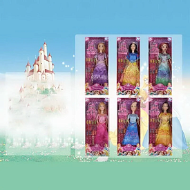 Лялька K 317 B-1 (168/2) принцеса, аксесуари, висота 28 см, в коробці, ВИДАЄТЬСЯ МІКС ВИДІВ - 1 - smarttoys.com.ua