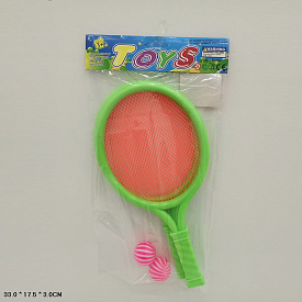 Набір для бадмінтону арт. K6869 (288шт/2) 2 ракетки, 2 м'ячики пакет. 33*17*3 см - 1 - smarttoys.com.ua