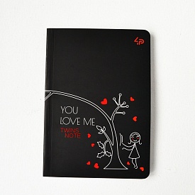 Блокнот TM Profiplan "Twins series" love you, А6 - 1 - smarttoys.com.ua