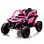 Джип M 6256EBLR-8 радіок.2,4G, 4мотора45W,1акум12V12AH, MP3, USB,EVA,BT,TF,муз.,світло,шкіра,рожевий - 1 - smarttoys.com.ua