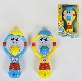 Ракетка музична 65193 (72/2) 2 кольори, світло, звук, в коробці - 1 - smarttoys.com.ua