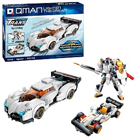 Конструктор Qman 42102 "Trans Collector" Машина,гоночна машина,робот 3в1, 428 дет. - 1 - smarttoys.com.ua