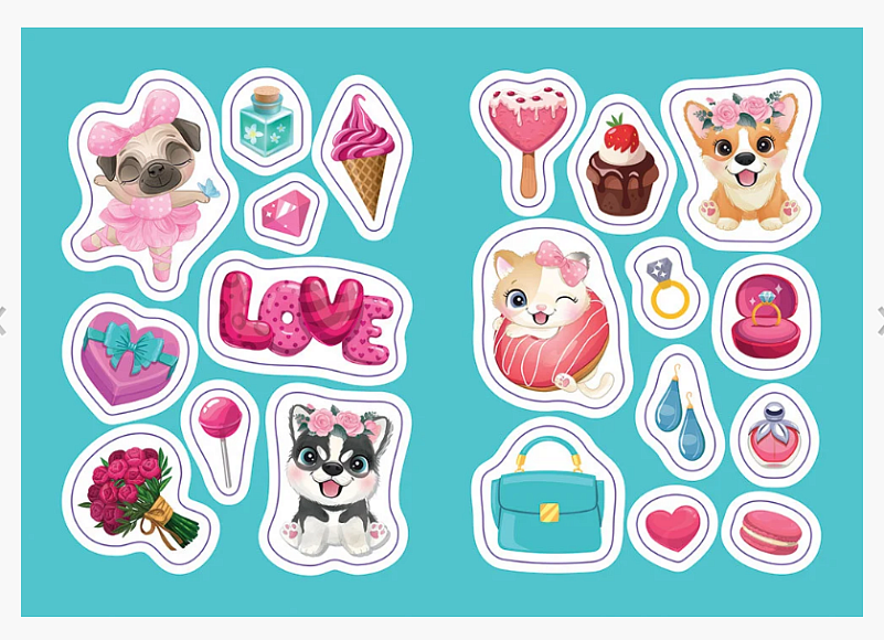 Розмальовка. Магічні розмальовки. Дівчатка 15164018У - 2 - smarttoys.com.ua